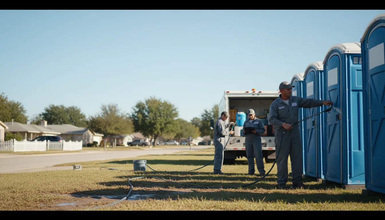 Long-Term Portable Toilet Rental in New Llano, LA near me